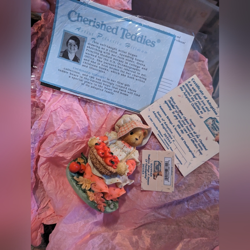 Cherished teddies hannah